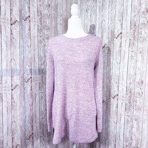 Women's Old Navy Long Sleeve Maternity Sweater | Pink | Crew Neck | Medium